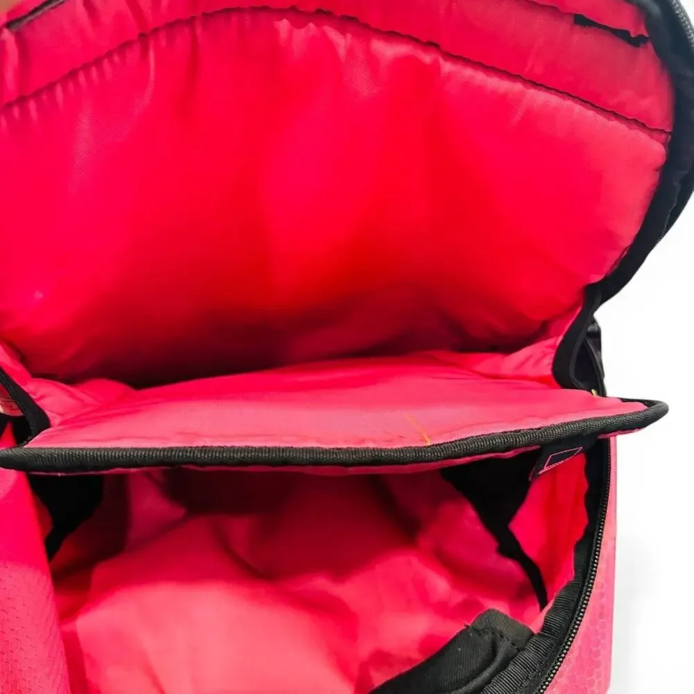 Adidas Loadspring Backpack Black Pink Laptop Tablet Sleeve Pockets